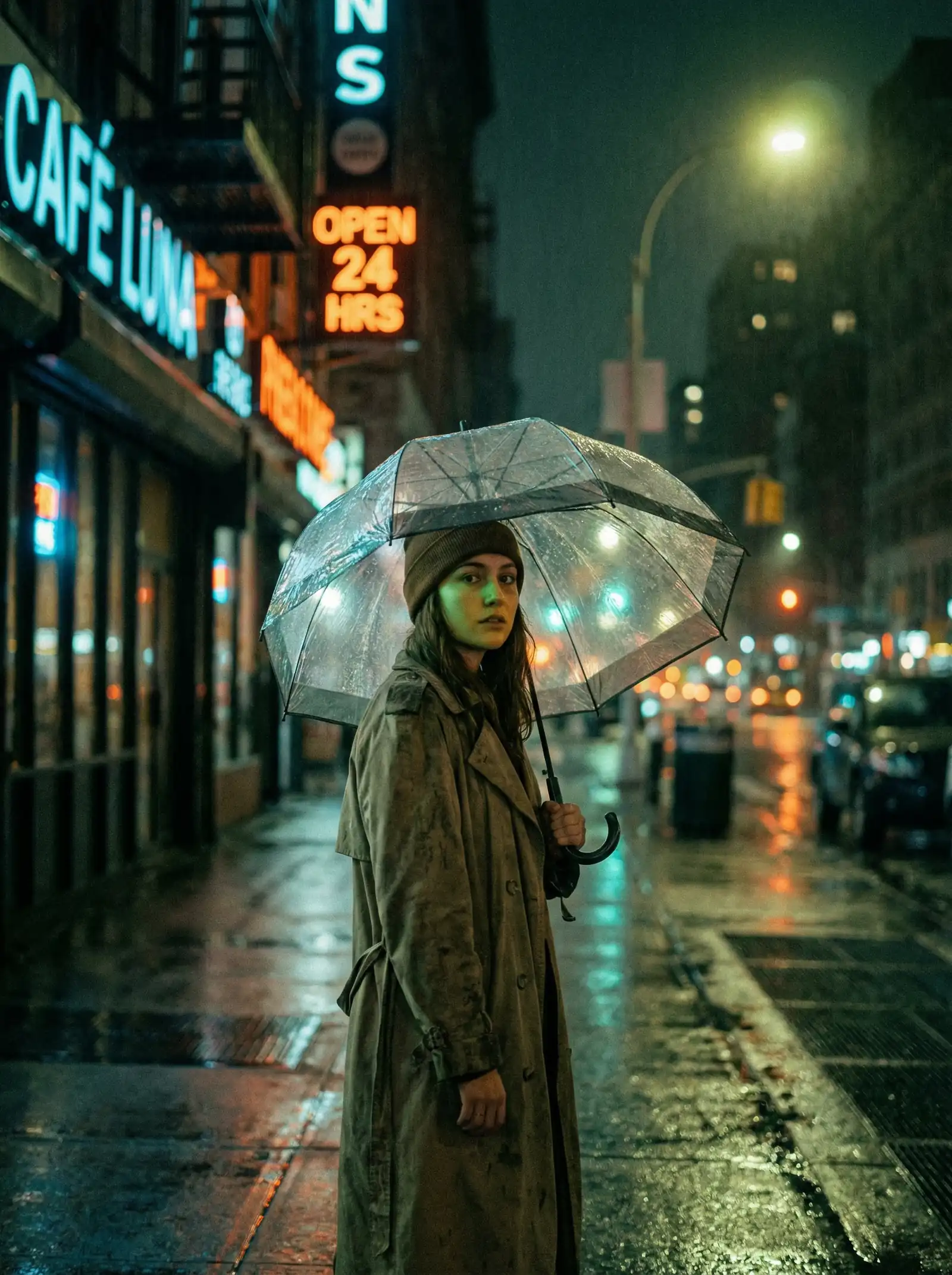 藏宝海湾 本周佳作 - 雨夜独行